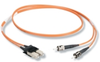 Composite Terminated Fiber Optic Cable, ST-SC, Duplex, Riser, 3-m (9.8-ft.) - EFN4020-003M - Visual Sound, Inc.