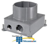 Hubbell SystemOne Round, Multi-Service Floor Box - Cast.. - S1CFB - TelephoneStuff.com