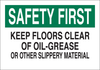Brady B-401 Polystyrene Rectangle White Fall Prevention Sign - 10 in Width x 7 in Height - 25630 - 754476-25630 - R. S. Hughes Company, Inc.