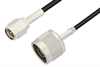 SMA Male to N Male Cable 48 Inch Length Using RG174 Coax - PE3291-48 - Pasternack