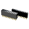 Connectors, Interconnects - Rectangular Connectors - Headers, Receptacles, Female Sockets -- 1350004-SSHQ-123-D-08-GT-LF - Image