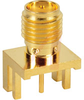 connector,rf coaxial,sma straight end launch receptacle,pcb mount - 70031952 - Allied Electronics, Inc.