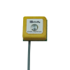 GPS L1 Active Ceramic Patch Antenna With 1.13MM Cable (L-10CM) + UFL (12*12*4mm) -- ET-GPL1-5L10C-U-124
