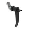 Quarter-Turn Cam Latch, Key Locking  L-handle, 23mm  Grip, Not Sealed, Zinc Alloy, Powder Coat, Black - E5-9-735-510 - Southco