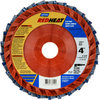 Norton Red Heat Flap Disc Quick Trim Type 27 - 63642536154 - Norton Abrasives