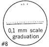 RETICLE #8-FOR 7X COMPARATOR - 12247-8 - Flexbar Machine Corporation