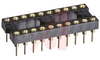 Socket, DIP;Open;4-Finger;20 Pos.;Solder;0.3In.;30muIn. Gold;50V;3A;-25 to 85deg - 70206545 - Allied Electronics, Inc.