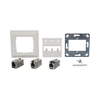 Keystone Faceplates, Frames - 298-CS3P6XTGAW-ND - DigiKey