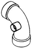 ABS DWV 90 Elbow - 604249 - Bow Plastics Ltd.