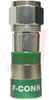 RG6 UNIVERSAL F CONNECTOR (GREEN) - 70056225 - Allied Electronics, Inc.