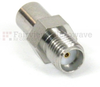 Push-On BZ Female (Jack) to SMA Female (Jack) Adapter, Passivated Stainless Steel Body, 1.2 VSWR - SM5562 - Fairview Microwave Inc.