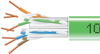 1,000Ft CAT6 Solid Bulk Cable 550-MHZ UTP Green CMP Plenum, Box - EYN879B-PB-1000 - Black Box