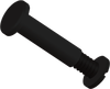 1/2 Small Unslotted Post and Screw, HDPE, Black - AP2050500UB - ARKPLAS
