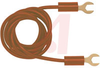Patch Cord, Spade Lug; 36 in.; 12 AWG; Polypropylene (Spade Lug), PVC (Wire) -- 70197855