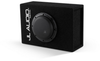 Enclosed Subwoofer System with Single 6W3v3-4 Subwoofer Drivers, Black Carpet (150 W, 4 &Icirc;&copy;) - Ported Enclosure - CP106LG-W3v3 - JL Audio, Inc.