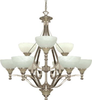 60-2486 Mid. Chandeliers-Glass Up - 441122 - Capital Lighting, Inc.