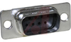 Crimp D Connector (Male Tinned Metal Shell w Dimples) 9 position - 70070139 - Allied Electronics, Inc.