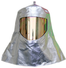 Chicago Protective Apparel Aluminized Carbon Kevlar Heat & Fire-Resistant Hood - With Window - 4.5 in Width - 5.25 in Height - WV-647-ACK -- WV-647-ACK - Image
