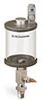 Levelux Clear View Single Feed Manual Lubricator, 1 pt Acrylic Reservoir, 3/8” Male NPT - B5176-016AB3W - Oil-Rite Corp.