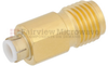 SMA Female (Jack) to MMBX Plug Snap-On Adapter With Male (Plug) Center Contact, Beryllium Copper Body, High Temp, 1.08 VSWR - FMAD1061 - Fairview Microwave Inc.