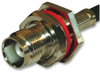 Rf / Coaxial Connector, Tnc Coaxial, Straight Bulkhead Jack, Edge, 50 Ohm, Beryllium Copper Rohs Compliant Amphenol Rf - 53X3807 - Newark, An Avnet Company