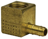 Fisnar 560728 Brass Barbed Elbow Fitting 0.125 in NPT Female x 0.125 in I.D. Tube -- 560728 - Image