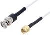 BNC Male to SMA Male Cable 200 cm Length Using RG188 Coax - PE3W03670-200CM - Pasternack