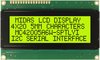 Display, Alphanumeric, 20X4, Yel/grn; Character Count X Line Midas - 15AC8404 - Newark, An Avnet Company