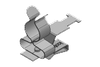 EMC Shield Clamps for 10 × 3 mm Bus Bar, Pluggable- with or without Integrated Strain Relief - 37632 - icotek Corp