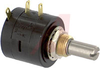 Pot;Wirewound;Rest 1 Kilohms;Panel;3 Turns;Pwr-Rtg 1W;Shaft Dia 0.25in - 70089279 - Allied Electronics, Inc.