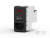 Power Entry Modules - 1-6609951-3 - TE Connectivity