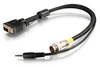 1.5ft RapidRun&reg; HD15 Male + 3.5mm Stereo Audio Flying Lead -- 2212-40853-002 - Image