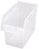 Store-More 8 Shelf Bin, Clear; Bin Colour Quantum Storage - 42AC5870 - Newark, An Avnet Company