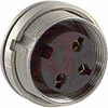 connector,circular din,female locking receptacle,rear mount,3 contact,ip68 - 70151605 - Allied Electronics, Inc.