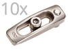 Base Clamp Pack, Adjustable-Height, Short, 1/4-20 Tapped Holes, Qty 10 - BC-5-PK - Newport MKS