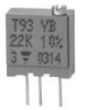 Trimmer Potentiometer - 80-T93Z253KT20 - ERSAELECTRONICS PTE. LTD.