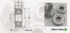 Radial Shielded Flanged With Tapered OD Miniature Inch Bearing - Image