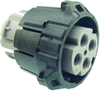 Circular Connector, Plug, 4 Position, Cable; Product Range Itt Cannon - 72J5995 - Newark, An Avnet Company