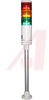 LIGHT TOWER,3-LIGHT,24V AC/DC,RED,YELLOW,GREEN,POLE MOUNT - 70038804 - Allied Electronics, Inc.