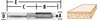 Laminate Trimming Bits, Flush Trimmer - 3 Flute - 733275-A - Makita USA, Inc.
