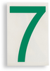 ToughStripe Die-Cut Green Letter 7 - 121892 - Brady Corporation