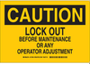 LockOut/Tagout Sign - 127507 - Brady Corporation