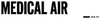 Brady B-946 White on Black Vinyl Self-Adhesive Pipe Marker - 2 1/4 in Height - 2 in Character Height - 14 in Length - Printed Msg = MEDICAL AIR - 7183-1 - 754476-77292 - R. S. Hughes Company, Inc.