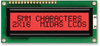 Display, Alphanumeric, 16X2, Red; Character Count X Line Midas - 03AC3428 - Newark, An Avnet Company