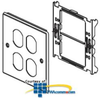 Legrand - Wiremold 4000&reg; Series Two-Gang Overlapping.. - V4047BB - TelephoneStuff.com