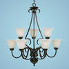 Mid. Chandeliers-Glass Up - 734157 - Capital Lighting, Inc.