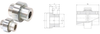 Gear Type Coupling Inner Hubs (metric) -- KGC1-12S - Image