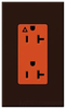 Duplex/Single Receptacle - NTR-20-IG-OR-BR - Lutron Electronics Co., Inc.
