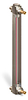304 Stainless Steel Liquid Level Gage with Shut-Offs, 9