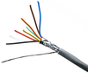Quabbin Multiconductor RS-232, AWM 2464 - 24 AWG, 40 conductor, shielded, PVC, Chrome Gray -- 8223